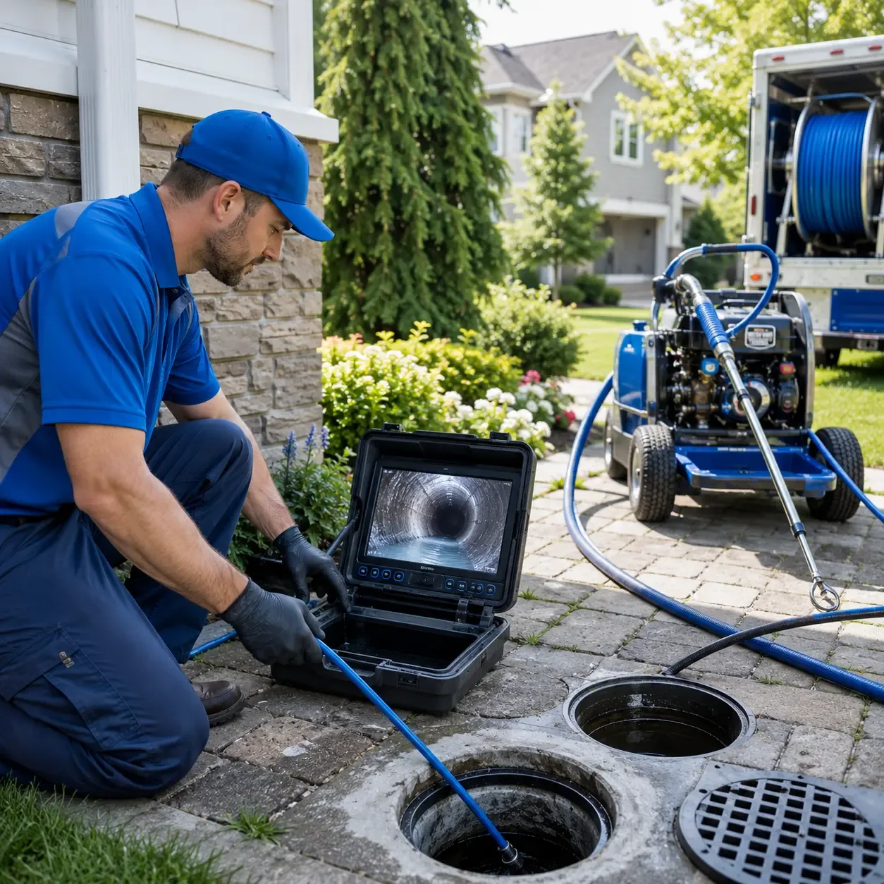 Outdoor drain cleaning professionals serving Rockford, MI